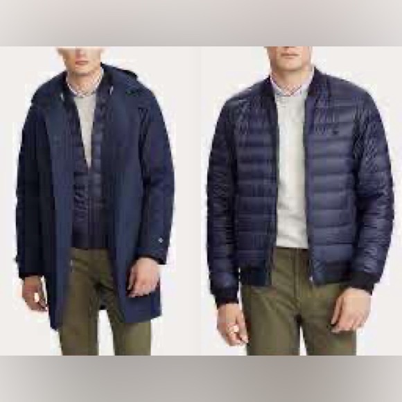 New Ralph Lauren 3-in-1 Quilted liner hooded Coat XXL